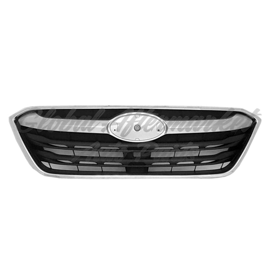 GRILLE FR GLOSS SILVER W/CHROME MOLDING W/O EMBLEM EXCLUDE WILNERNESS FOR 2.5L