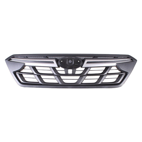 GRILLE FR BLACK W/UPPER ARGENT MOLDING W/BLACK INSERT TRIP W/O EMBLEM FOR 2.0