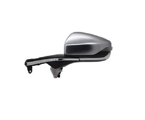 DOOR MIRROR LH POWER HTD SATIN CHROME W/BLIND SPOT/POWER FOLD/MEMORY/SIGNAL