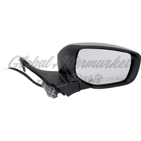 DOOR MIRROR RH POWER SATIN CHROME HTD W/BLIND SPOT/POWER FOLD/MEMORY/SIGNAL