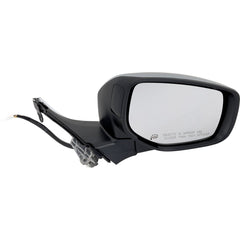 DOOR MIRROR RH POWER SATIN CHROME HTD W/BLIND SPOT/POWER FOLD/MEMORY/SIGNAL