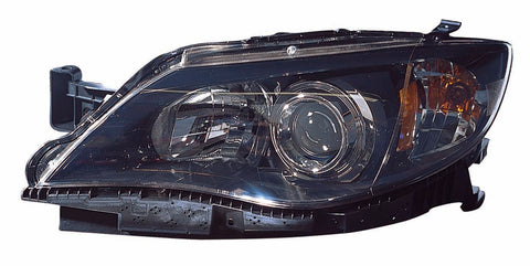 HEAD LAMP LH BLACK HALOGEN HQ