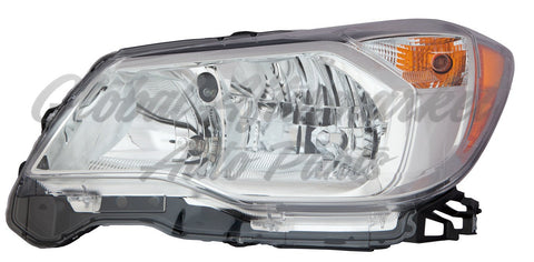 HEAD LAMP LH HALOGEN 2.5L CHROME BEZEL CAPA