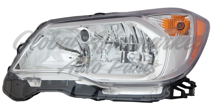 HEAD LAMP LH HALOGEN 2.5L CHROME BEZEL CAPA