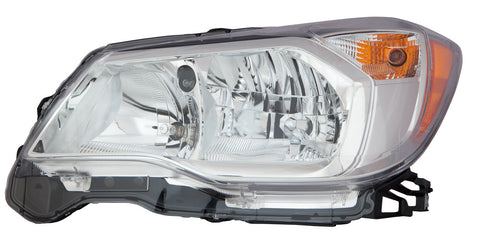 HEAD LAMP LH HALOGEN 2.5L CHROME BEZEL HQ