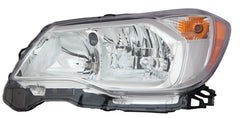 HEAD LAMP LH HALOGEN 2.5L CHROME BEZEL CAPA