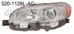 HEAD LAMP LH HALOGEN W/CHROME BEZEL HQ — photo 1