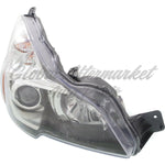 HEAD LAMP RH W/BLACK BEZEL CAPA — photo 2