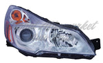HEAD LAMP RH W/CHROME BEZEL HQ — photo 1