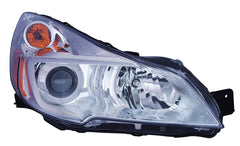 HEAD LAMP RH W/CHROME BEZEL HQ