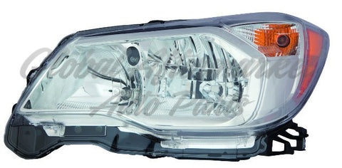 HEAD LAMP RH HALOGEN 2.5L CHROME BEZEL CAPA