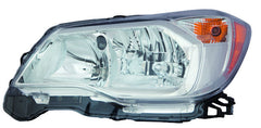 HEAD LAMP RH HALOGEN 2.5L CHROME BEZEL CAPA