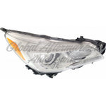 HEAD LAMP RH HALOGEN W/CHROME BEZEL 2.5I MODEL HQ — photo 3
