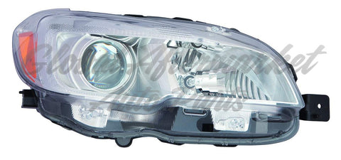 HEAD LAMP RH HALOGEN W/CHROME BEZEL HQ
