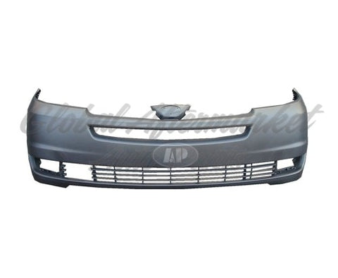 BUMPER FR PRIMED W/RADAR HOLE W/O SENSORS CAPA