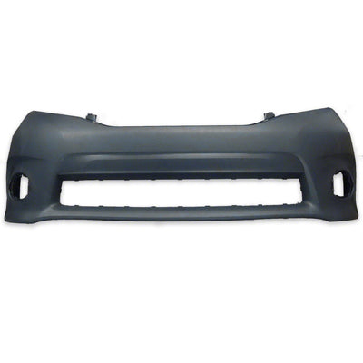 BUMPER FR SE PRIMED WITH TEXTURED CENTER AREA WITH ROUND FOG HOLES