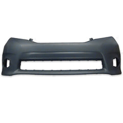 BUMPER FR SE PRIMED WITH TEXTURED CENTER AREA WITH ROUND FOG HOLES