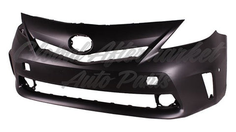 BUMPER FR PRIMED W/SENSOR W/O WASHER HOLE CAPA