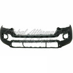 BUMPER FR PRIMED LIGHTLY TEXTURED BLACK W/O WHEEL TRIM HOLE CAPA — photo 2