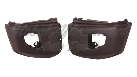 BUMPER END FR LH MATTE-DK GRAY W/O SENSOR HOLE SR MODEL CAPA