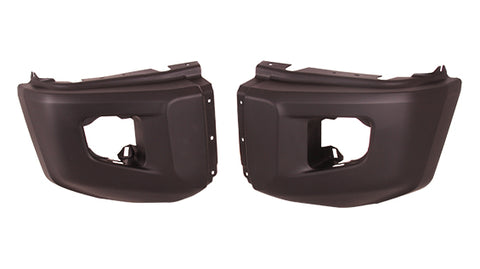 BUMPER END FR LH MATTE-DK GRAY W/O SENSOR HOLE SR MODEL CAPA