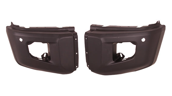 BUMPER END FR LH MATTE-DK GRAY W/SENSOR HOLE PLATINUM MODEL