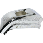 BUMPER END FR LH W/SENSOR HOLE CHROME — photo 4