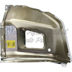 BUMPER END FR LH W/SENSOR HOLE CHROME — photo 5