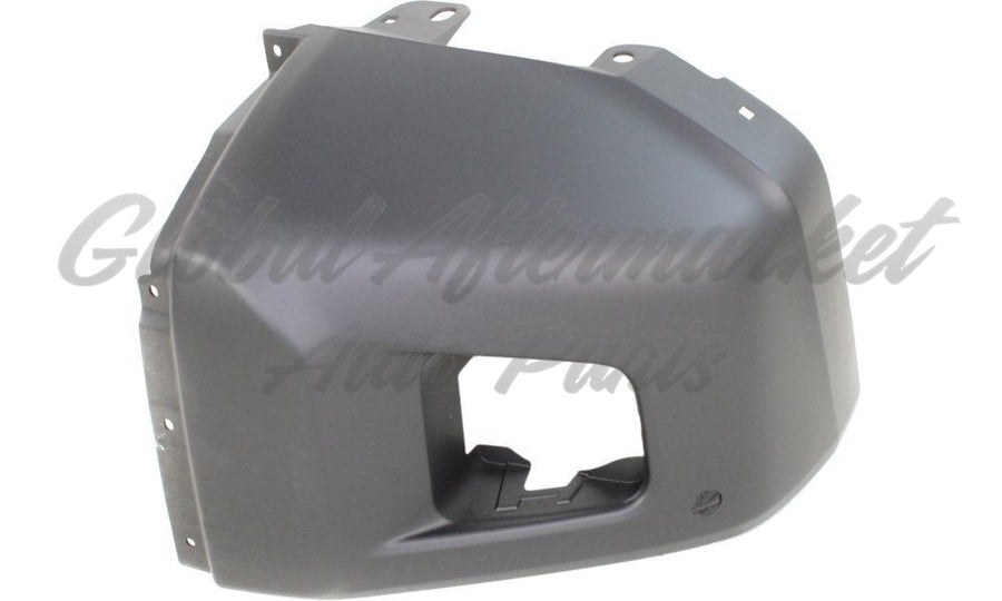 BUMPER END FR RH MATTE-DK GRAY W/SENSOR HOLE PLATINUM MODEL CAPA