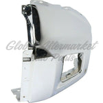 BUMPER END FR RH W/SENSOR HOLE CHROME — photo 3