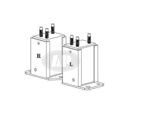 REBAR BRACKET FR RH ALUMINUM CAPA