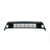 GRILLE LOWER PARTIAL PRIMED BLACK W/CHROME MLDG W/FOG LAMP HOLE PRIUS PLUG IN