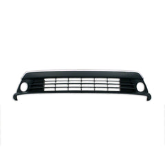 GRILLE LOWER PARTIAL PRIMED BLACK W/CHROME MLDG W/FOG LAMP HOLE PRIUS PLUG IN