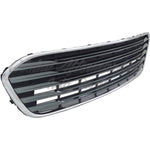 GRILLE LOWER PAINTED SILVR GRAY W/CHROME MLDG W/O SENSOR HOLE — photo 3