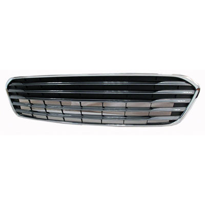 GRILLE LOWER PAINTED SILVR GRAY W/CHROME MLDG W/O SENSOR HOLE