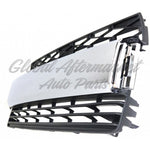 GRILLE LOWER MATTE-DK GRAY W/CHROME TRIM — photo 3