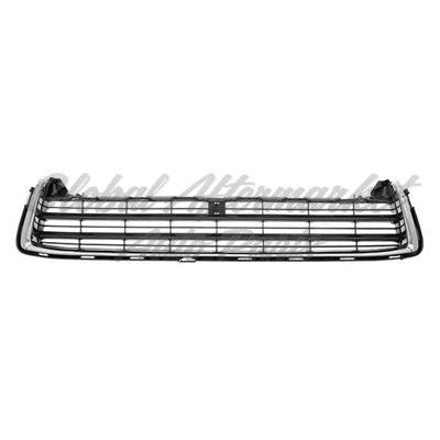GRILLE LOWER PAINTED-DK GRAY W/CHROME MLDG