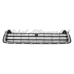 GRILLE LOWER PAINTED-DK GRAY W/CHROME MLDG — photo 1