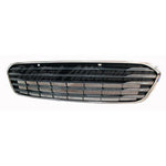 GRILLE LOWER PAINTED SILVR GRAY W/CHROME MLDG W/SENSOR HOLE — photo 1