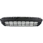 GRILLE LOWER PAINTED SILVR GRAY W/CHROME MLDG W/SENSOR HOLE — photo 2