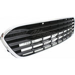 GRILLE LOWER PAINTED SILVR GRAY W/CHROME MLDG W/SENSOR HOLE — photo 5