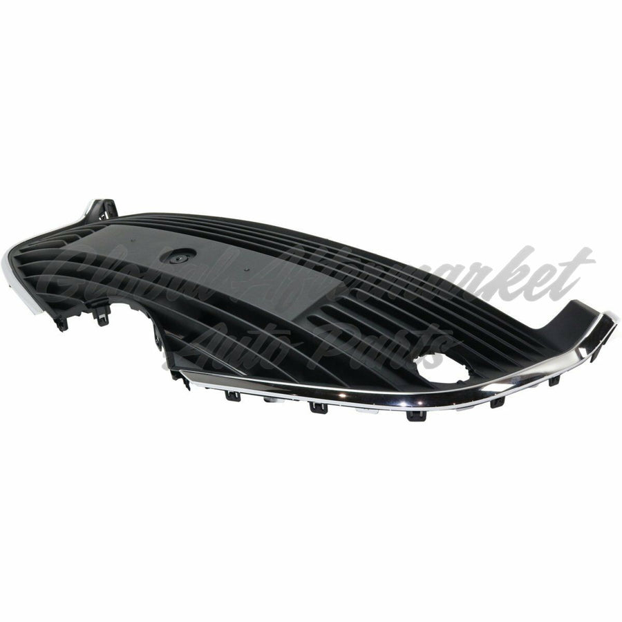 GRILLE LOWER MATTE BLACK W/CHROME TRIM W/O FOG LAMP