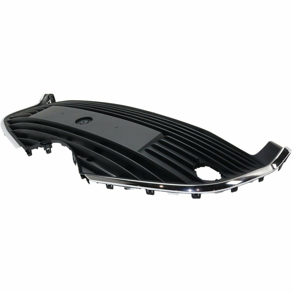 GRILLE LOWER MATTE BLACK W/CHROME TRIM W/O FOG LAMP