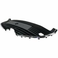GRILLE LOWER MATTE BLACK W/CHROME TRIM W/O FOG LAMP