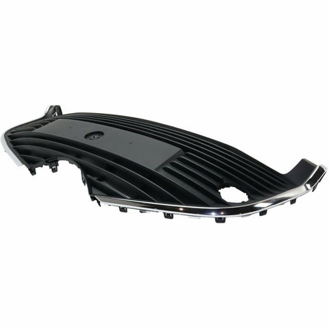 GRILLE LOWER MATTE BLACK W/CHROME TRIM W/O FOG LAMP