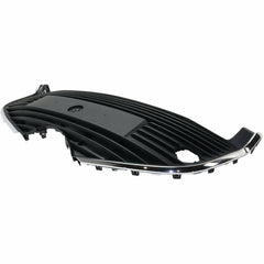GRILLE LOWER MATTE BLACK W/CHROME TRIM W/O FOG LAMP