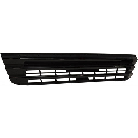 GRILLE LOWER MATTE BLACK W/BLACK MOULDING