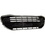 GRILLE LOWER FR PTD GLOSS BLACK W/ CHROME OUTER MOLDING W/O SENSOR — photo 2