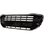 GRILLE LOWER FR PTD GLOSS BLACK W/ CHROME OUTER MOLDING W/O SENSOR — photo 3