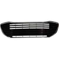 GRILLE LOWER FR PTD GLOSS BLACK W/ CHROME OUTER MOLDING W/O SENSOR